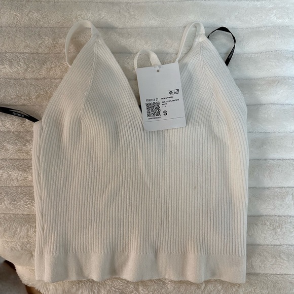 white f21 crop top - Picture 1 of 2